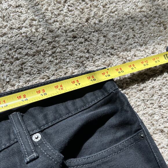 Vtg Levis 505 BLACK Jeans Mens Size 36 x 30 Classic Straight Fit Denim Cotton - Picture 2 of 7